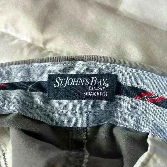 St. John’s bay grey business casual pants - Picture 2 of 3